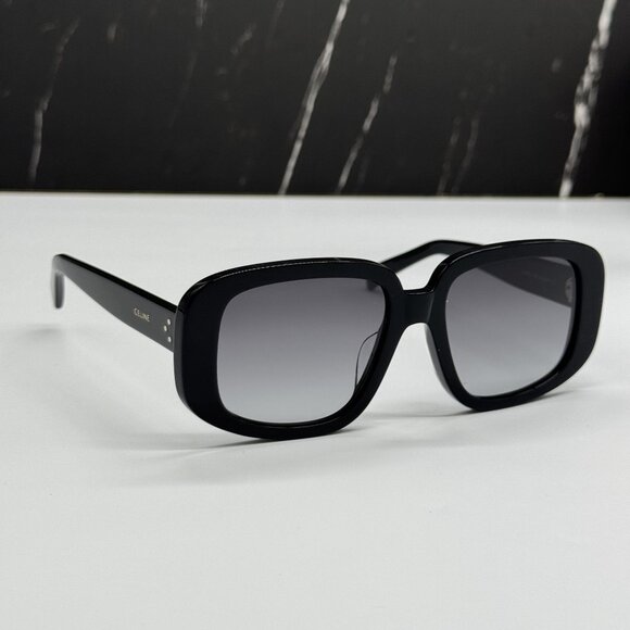 NEW CELINE CL40299U 01B BLACK GRAY WOMEN SUNGLASSES CELINE - Picture 4 of 10
